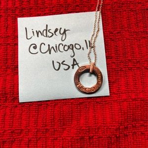 Return to Tiffany circle necklace